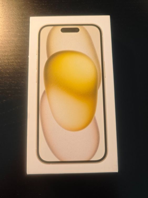 Apple Telefoni cellulari / Smartphones: Apple iPhone 15, 256 GB, Gelb - UNGEÖFFNET – Nuovo e nell'imballaggio originale da Zürich venduto da allezplusloin 1