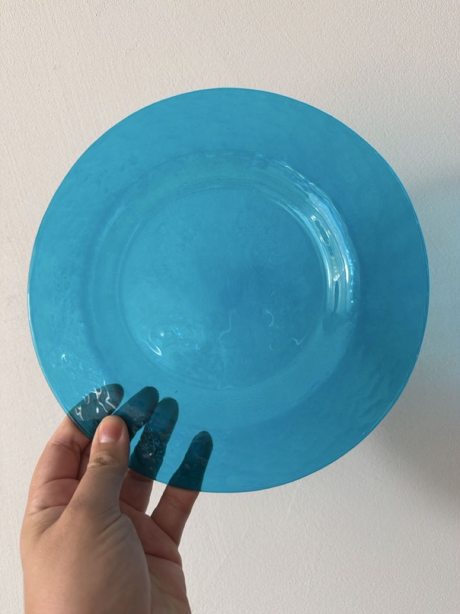 Piatti: Glasteller 4 Stück blau – Nuovo (secondo la descrizione) da Brütten venduto da Rod816 2
