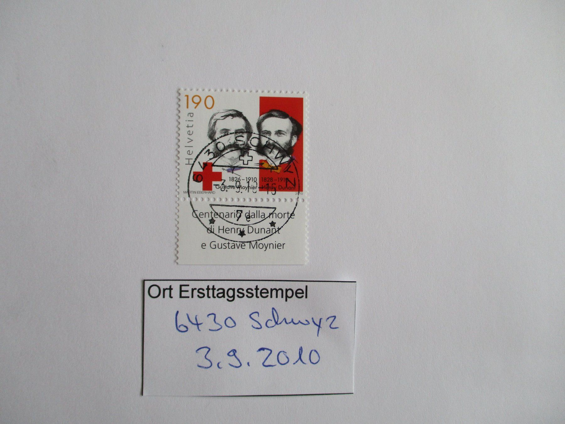 Tous les timbres: Voll Ort Ersttagsstempel 6430 Schwyz – D'occasion à Langnau b. Reiden par Aktuell88