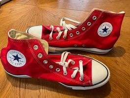 Converse Chuck Taylor All Star Hi Rot Canvas Sneaker Gr. 45