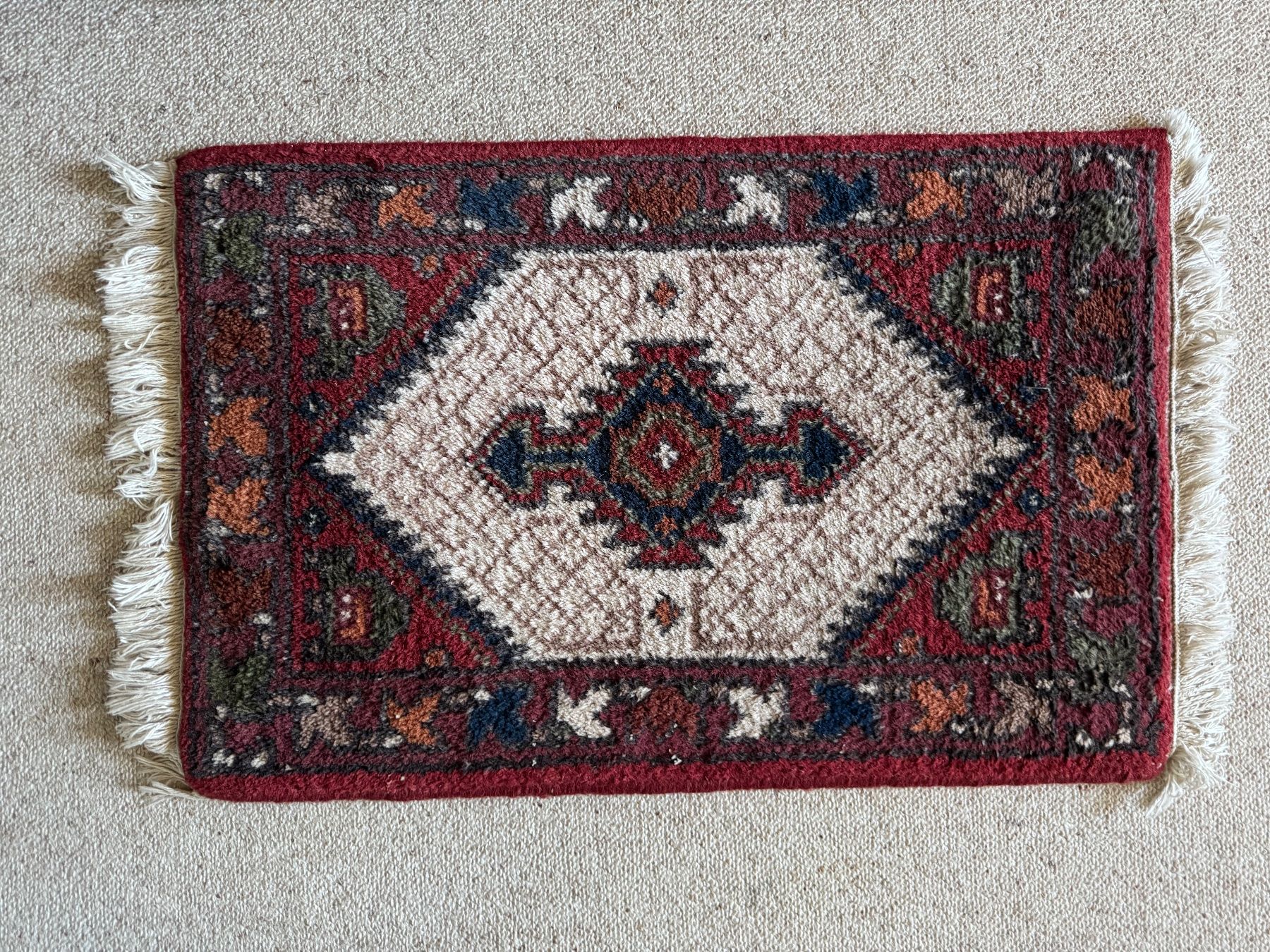 Teppiche: Perser Teppich, vintage, rot, handgeknüpft – Gebraucht aus Bern von Moonsleeper