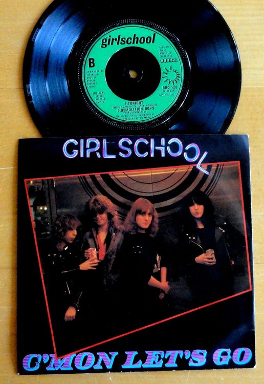 EP-SI GIRLSCHOOL c'mon let's go BRO126 UK 1981 HEAVY pur (Gebraucht) in ...