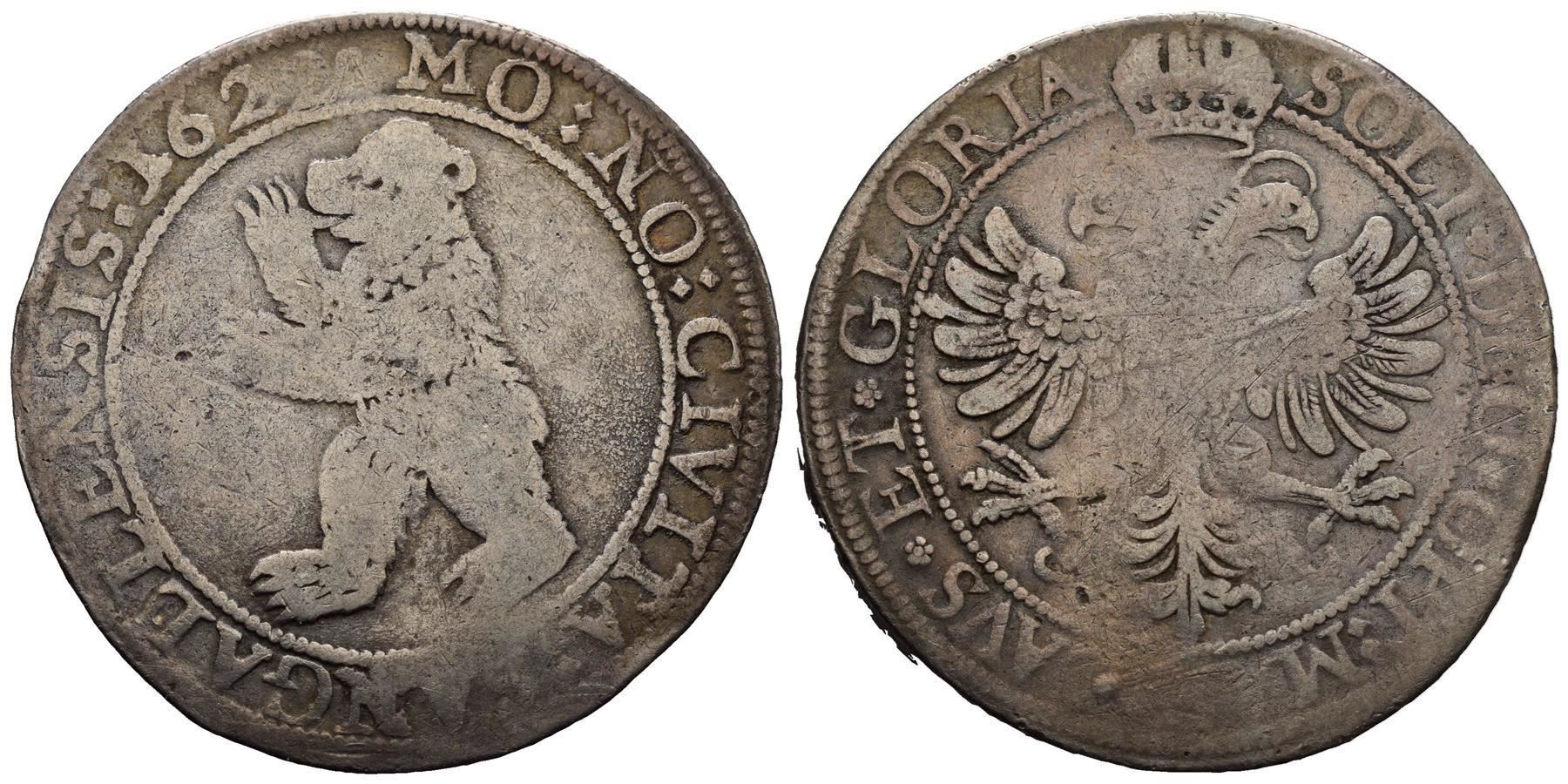 Tutti le monete: St. Gallen Taler 1622 /870 – Usato da Trimbach venduto da Solothurn1