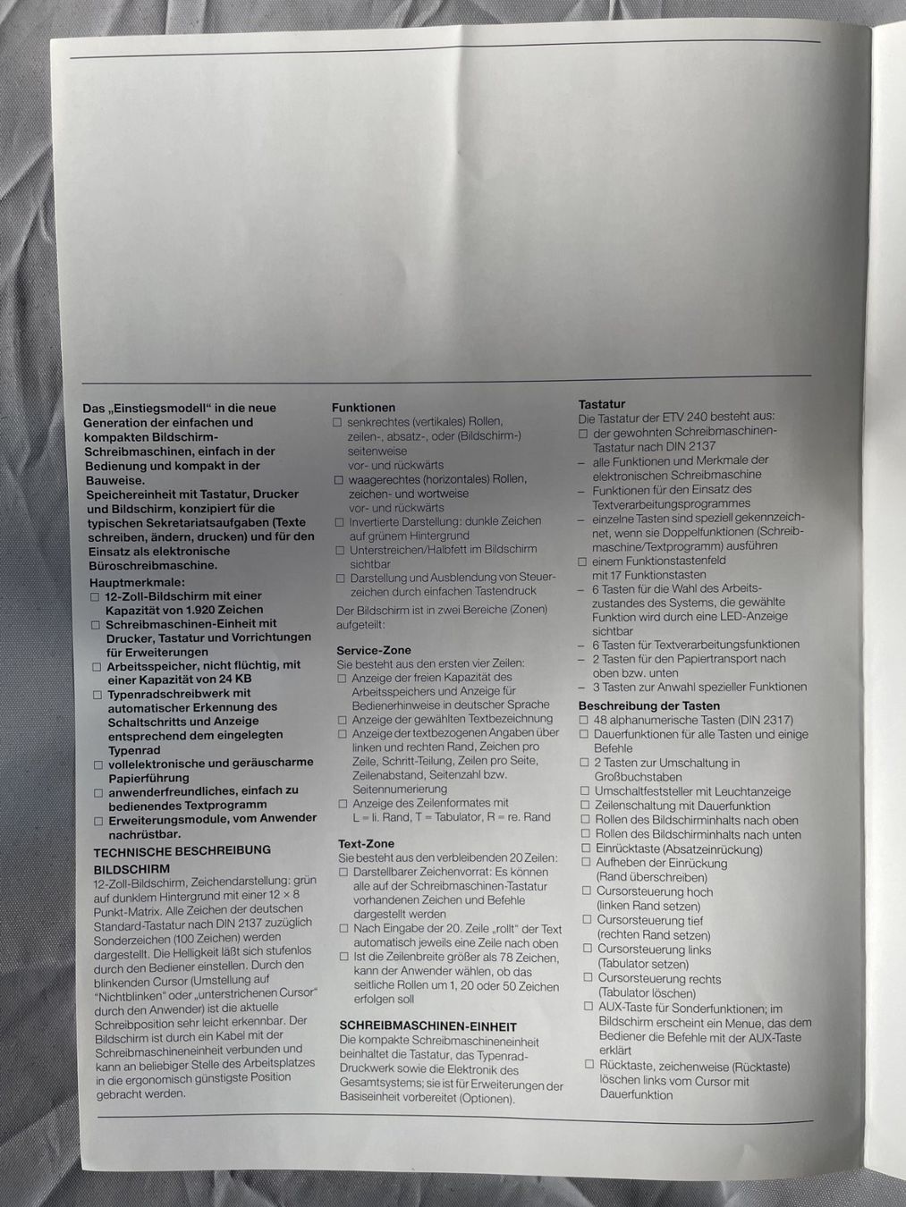 Schreibmaschinen: Olivetti Schreibmaschine – Gebraucht aus Aesch ZH von 19fish58blue 5