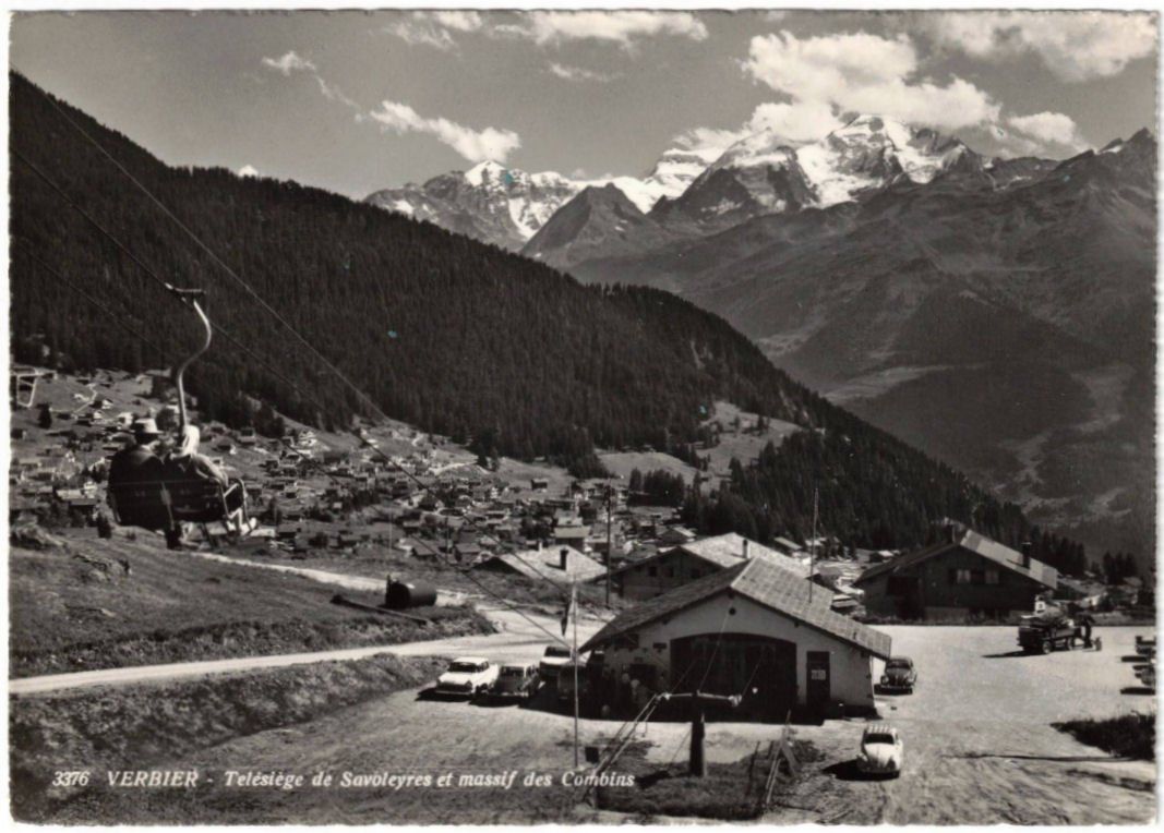 Ansichtskarten: Verbier - Sessellift Savolayres – Gebraucht aus Binningen von Mountainrider