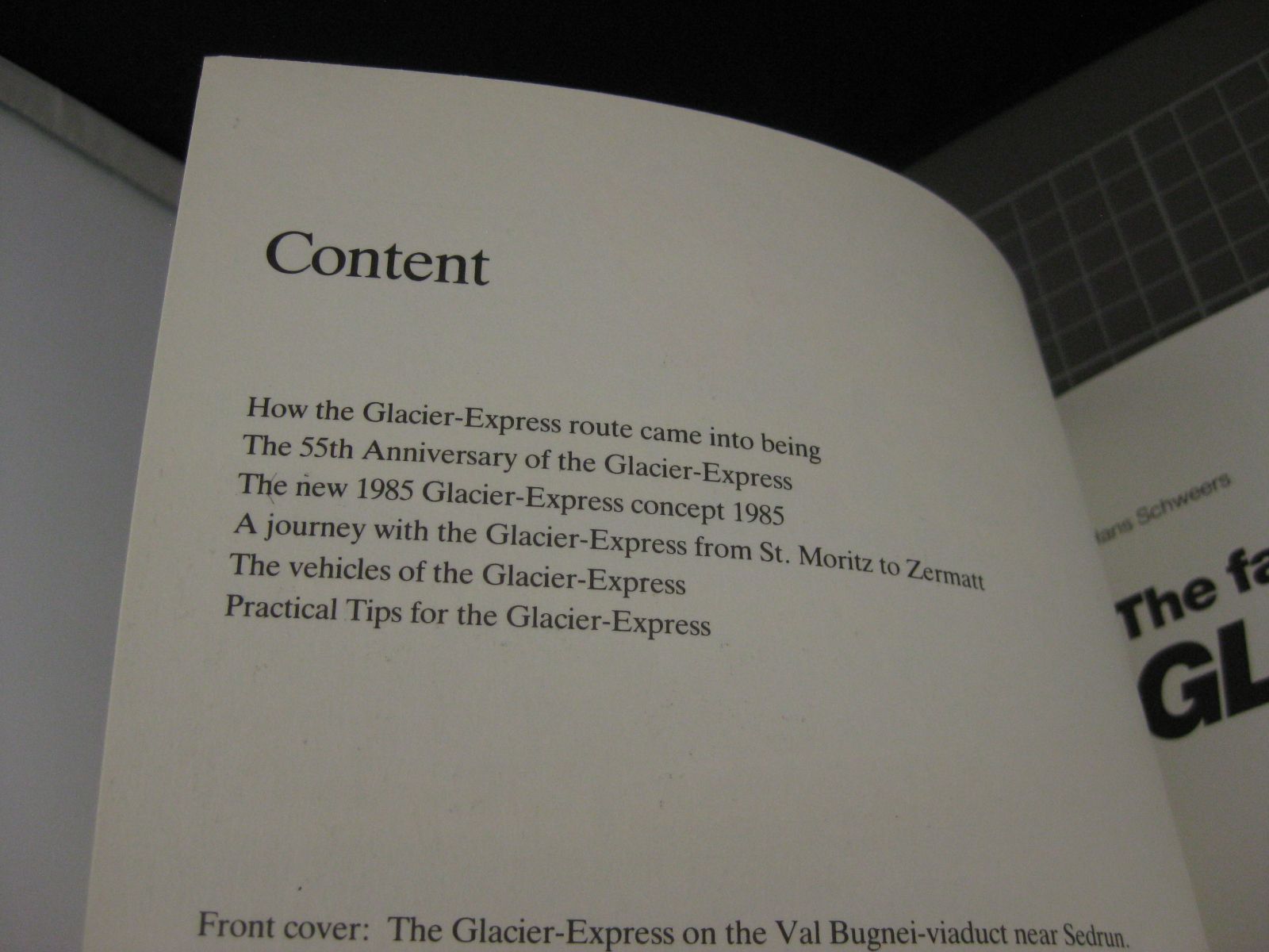 Libri: Glacier Express 1986 englisch – Usato da Malters venduto da Marosko 1
