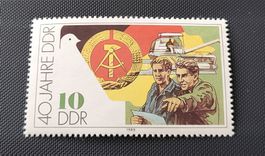 DDR 1989 briefmarke