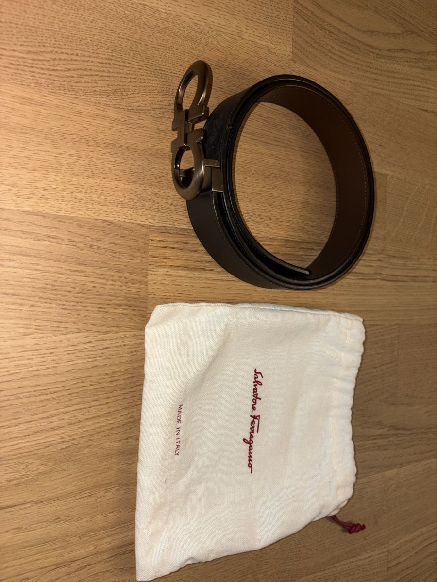 Salvatore Ferragamo Gürtel: Salvatore Ferragamo Double Gancini Leather Belt – Neu und originalverpackt aus Zürich von sar_ck7h