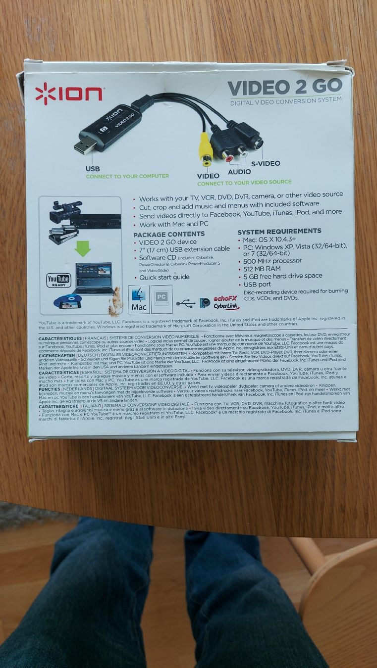 Registratori: Convertisseur Vidéo Numérique ION Video 2 Go – Usato da Matran venduto da Swiss_Stuff_Store 2