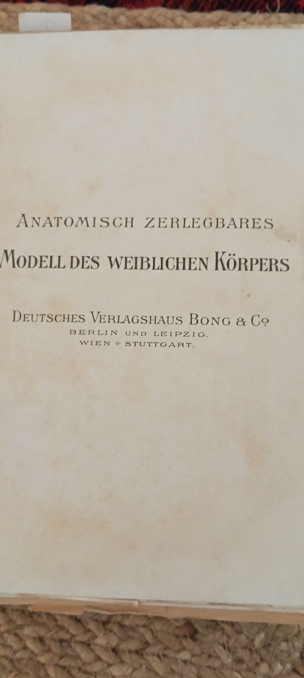 Libri: PLATEN libro medico con Modelli anatomic antico - – Usato da Gudo venduto da tel_x7tp 1