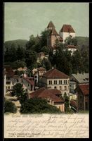 AK Burgdorf, Schloss und Häuser der Altstadt