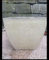 Blumentopf Keramik beige rechteckig