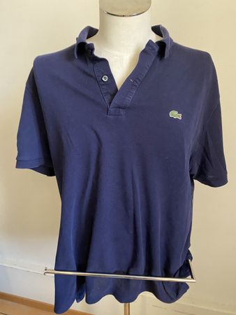 Lacoste Poloshirt blau Slim Fit Grösse 3XL getragen