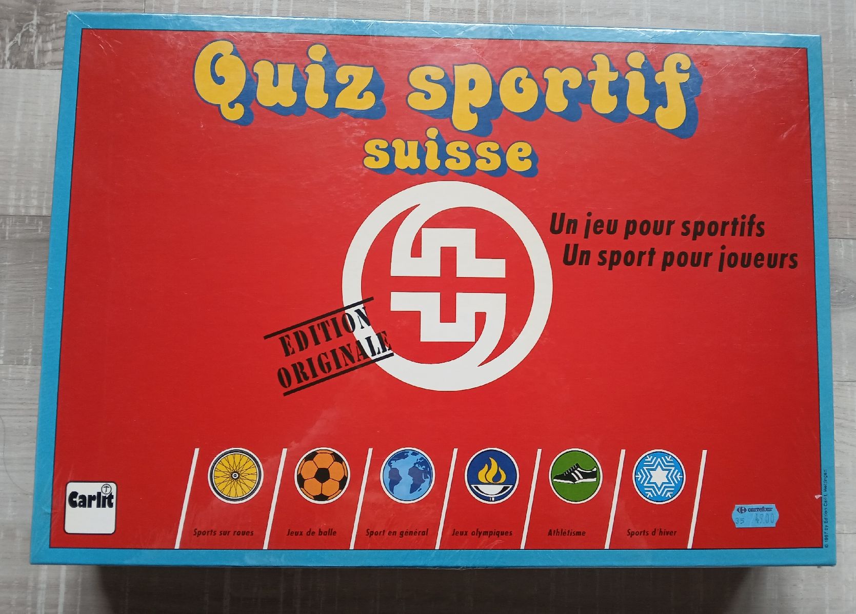 Carlit Spiele: Quiz Sport Suisse Édition Originale – Neu und originalverpackt aus Tramelan von Belleza82