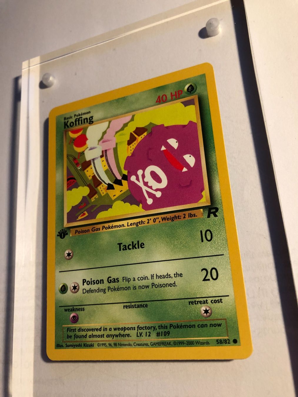 Carte collezionabili: Koffing 1st Team Rocket - MINT - ab 1.- – Usato da Giubiasco venduto da dan_pr8b 2