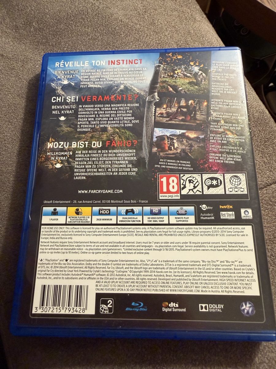 Sony Giochi: FARCRY 4 PS4 – Usato da Uitikon Waldegg venduto da Sa_v9gp 1