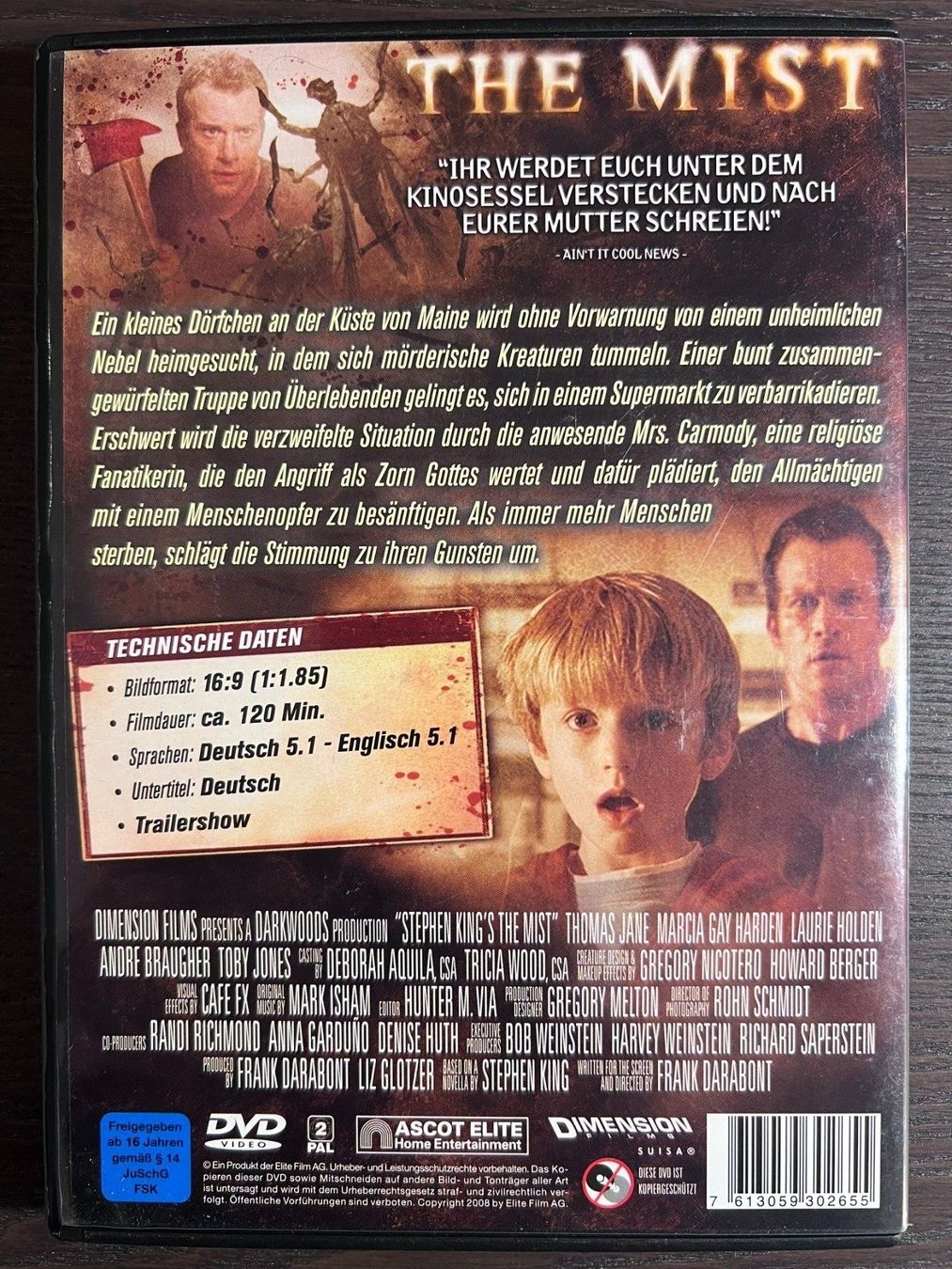 Alle DVDs: The Mist – Gebraucht aus Zürich von FilmFreunde 1