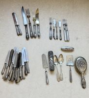 Konvolut Silber und versilberte Besteck 