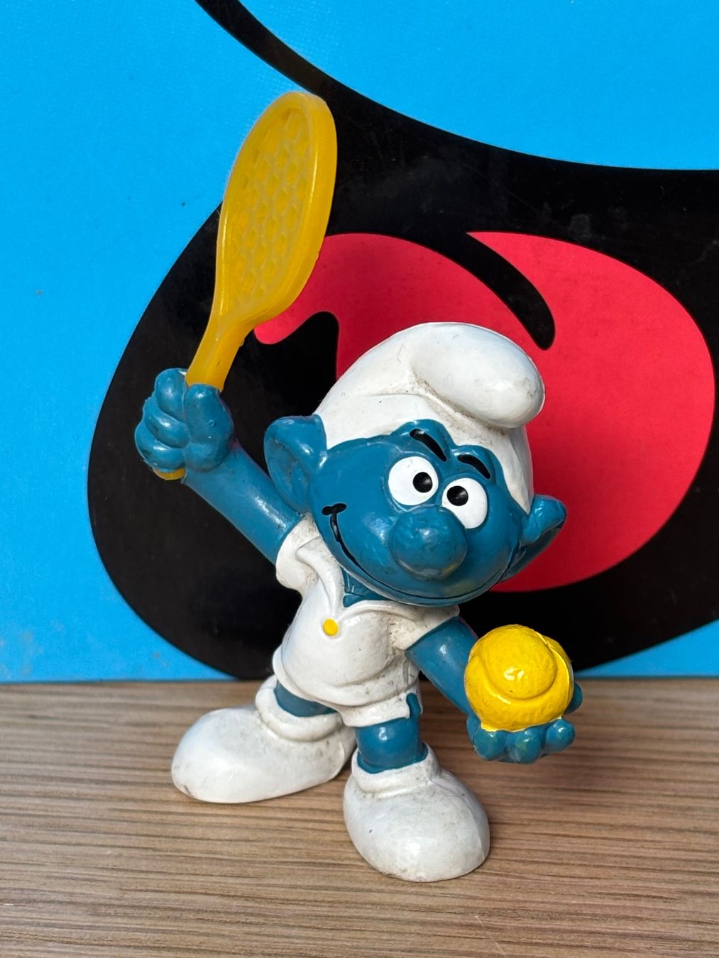Schleich Statuette: Tennis-Schlumpf 1 – Usato da Lyss venduto da Duckszone