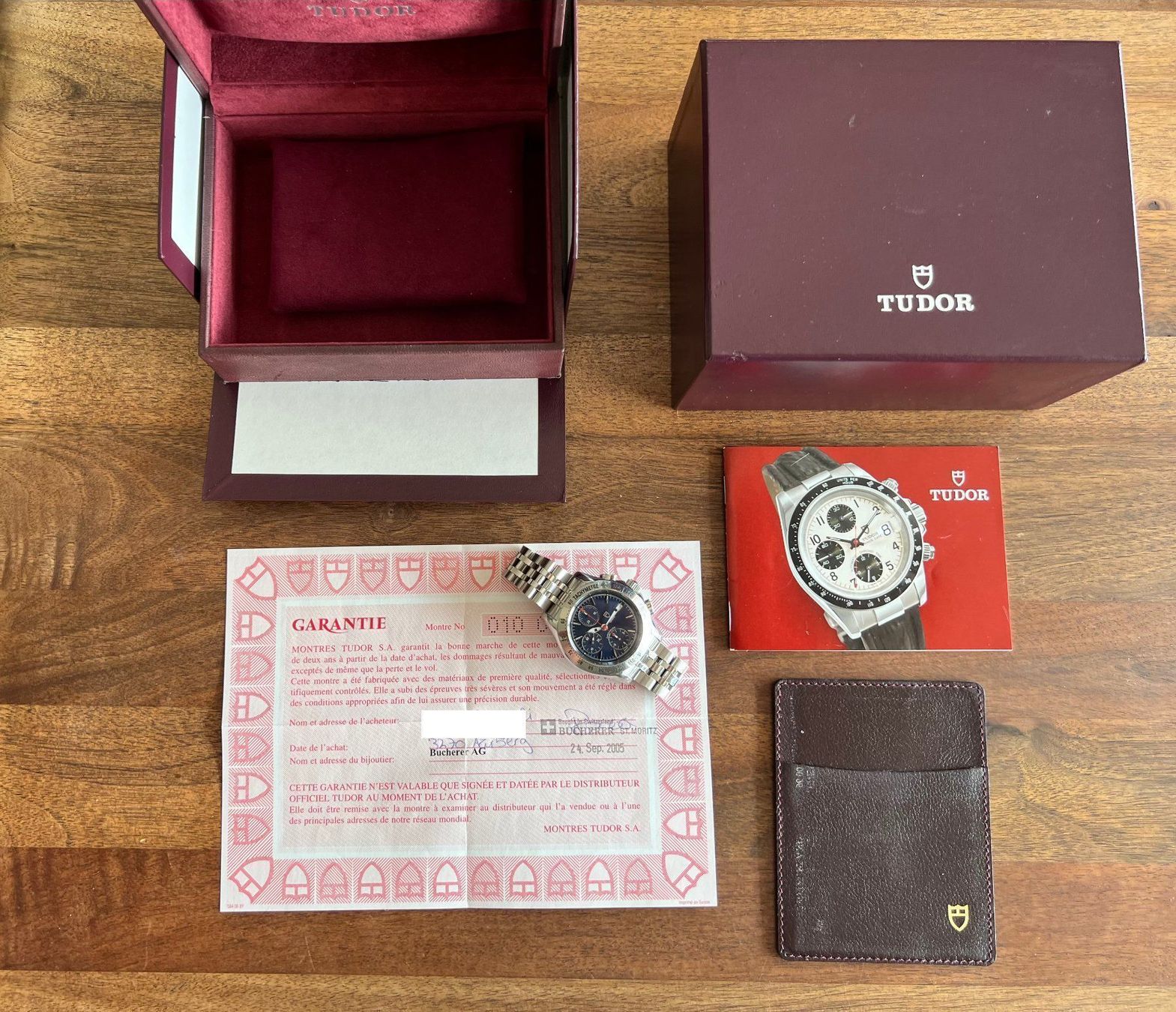 Tudor Montres: Tudor Chronautic Blue Automatic Chronograph 79380 Full Set💙 – D'occasion à Morges par 24time 6