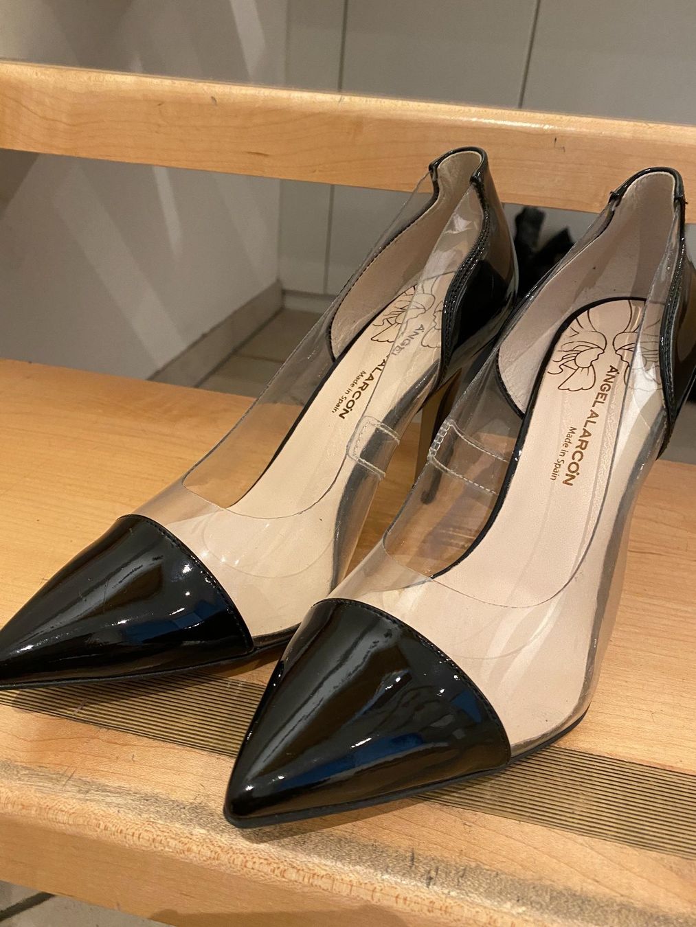 Scarpe da donna: High Heels schwarz/transparent – Nuovo (secondo la descrizione) da Regensdorf venduto da Midget64 1