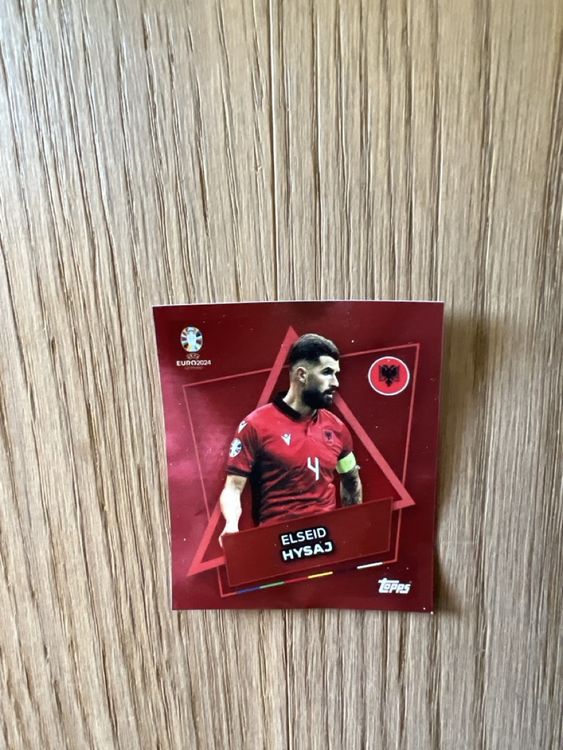 EURO 2024 Sticker Elseid Hysaj - Limitiert! (Neu (gemäss Beschreibung ...