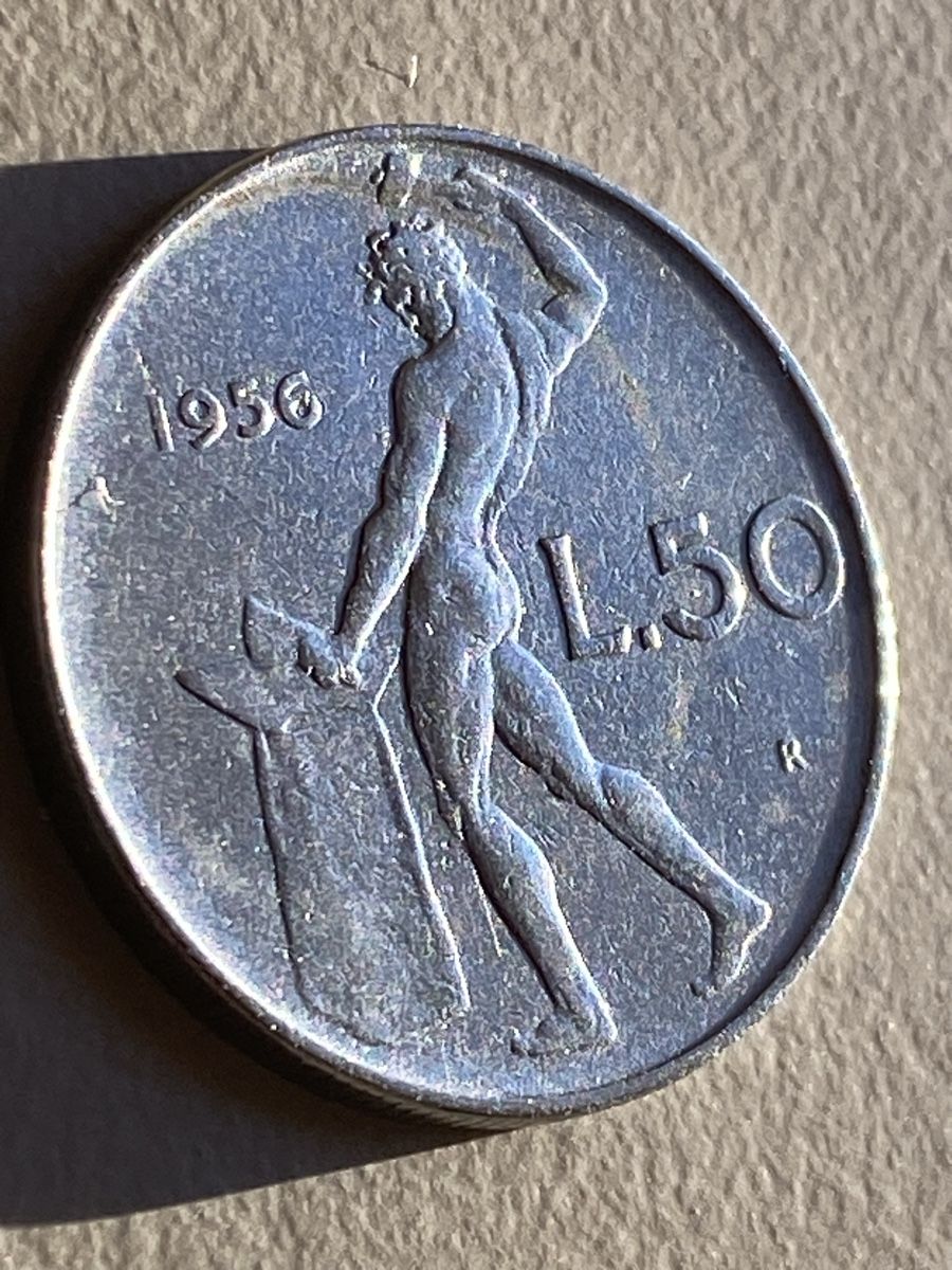 Tutti le monete: Italie - 50 lires - 1956 – Usato da Payerne venduto da Mike1682