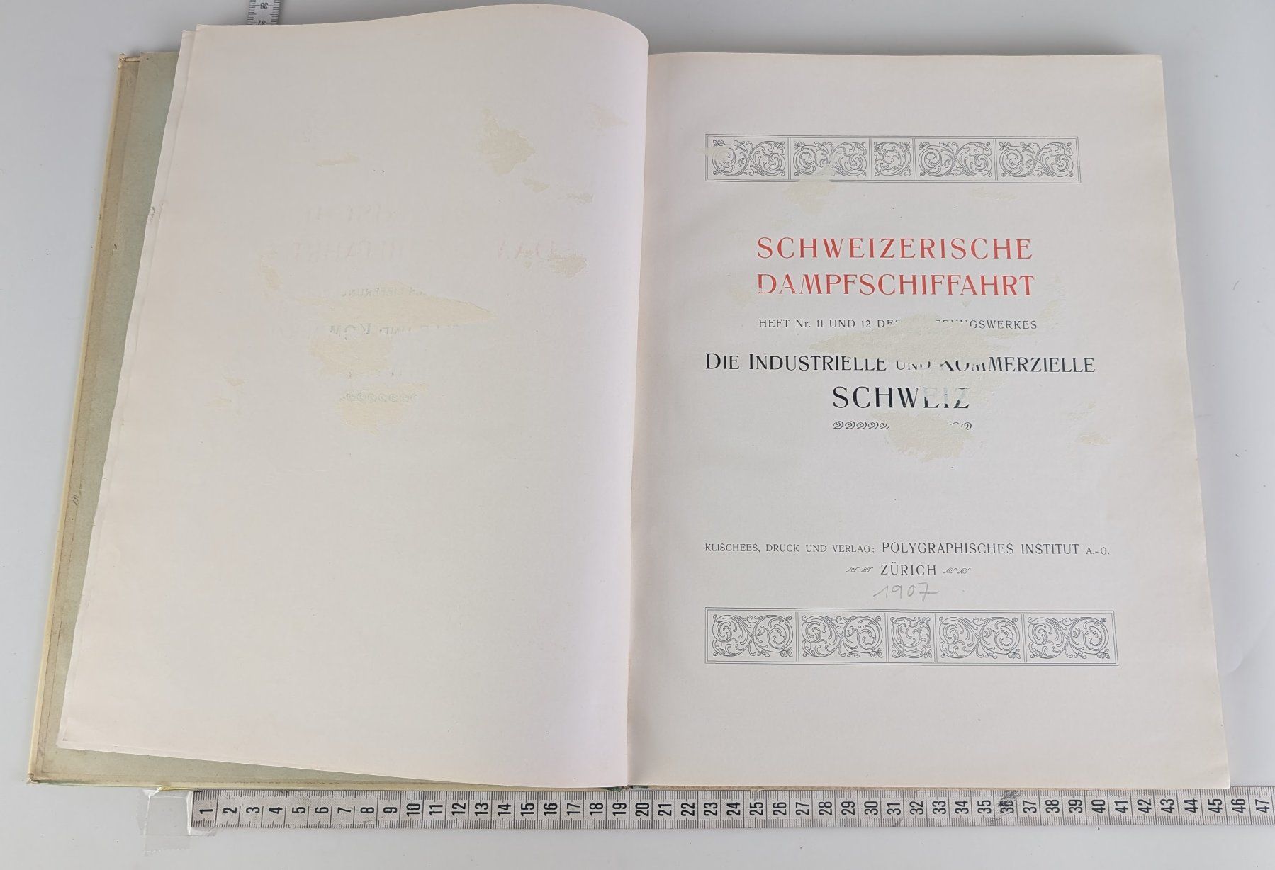 Bücher: Schweizerische Dampfschiffahrt Buch,Polygraph. Institut. – Gebraucht aus Zürich von axolottchen 6