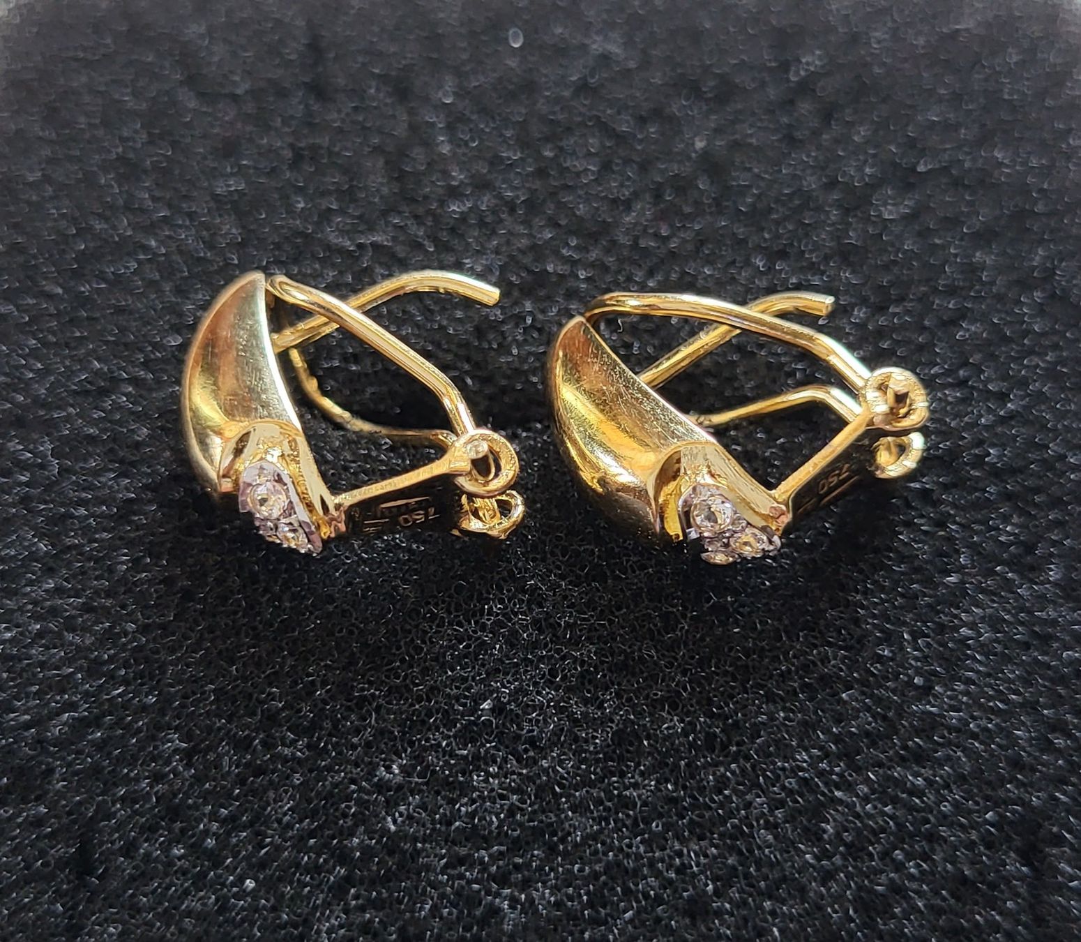 Orecchini pendenti & Orecchini a lobo: 750 Gold Ohrstecker Mit Steine – Usato da Wald ZH venduto da Dasilver 8