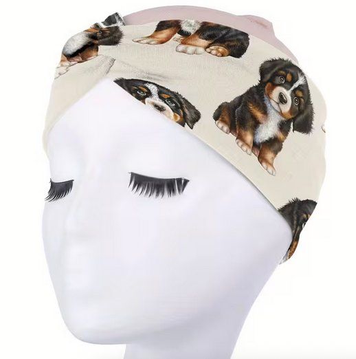 Accessori per capelli: HAARBAND, ELASTISCH MIT BOXER WELPE  NEU – Nuovo e nell'imballaggio originale da Bad Ragaz venduto da Schtupsi 2