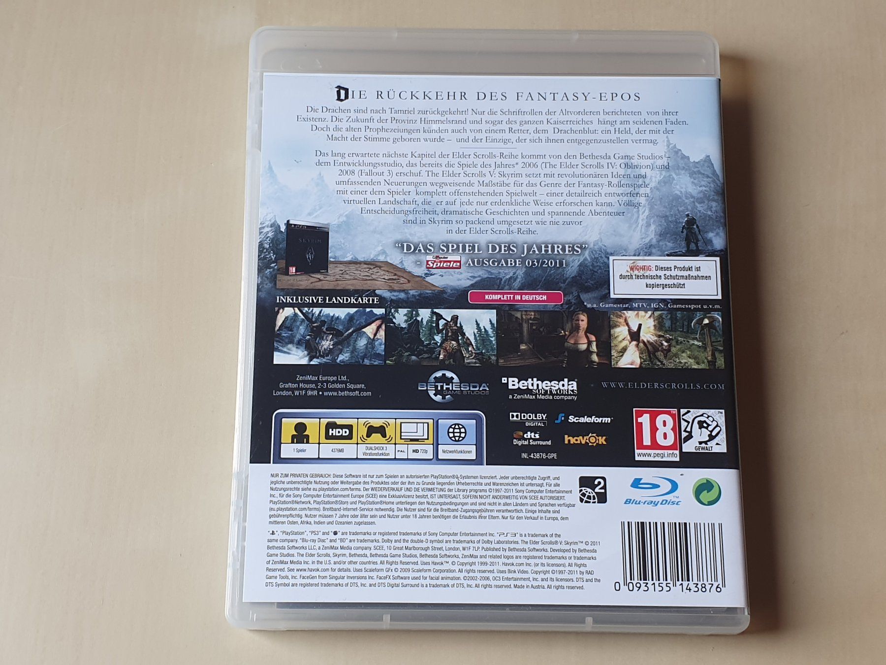 Sony Giochi: Elder Scrolls V Skyrim – Usato da Stansstad venduto da collectorsshop 1