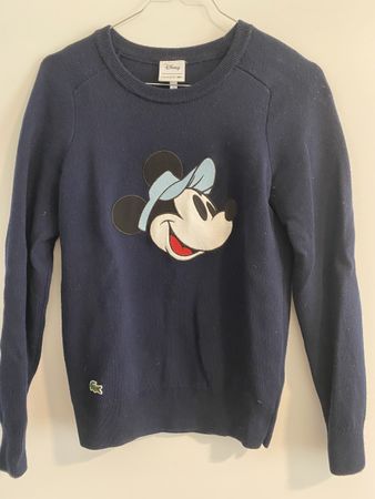 Pull-over Lacoste x Disney bleu marine taille 36