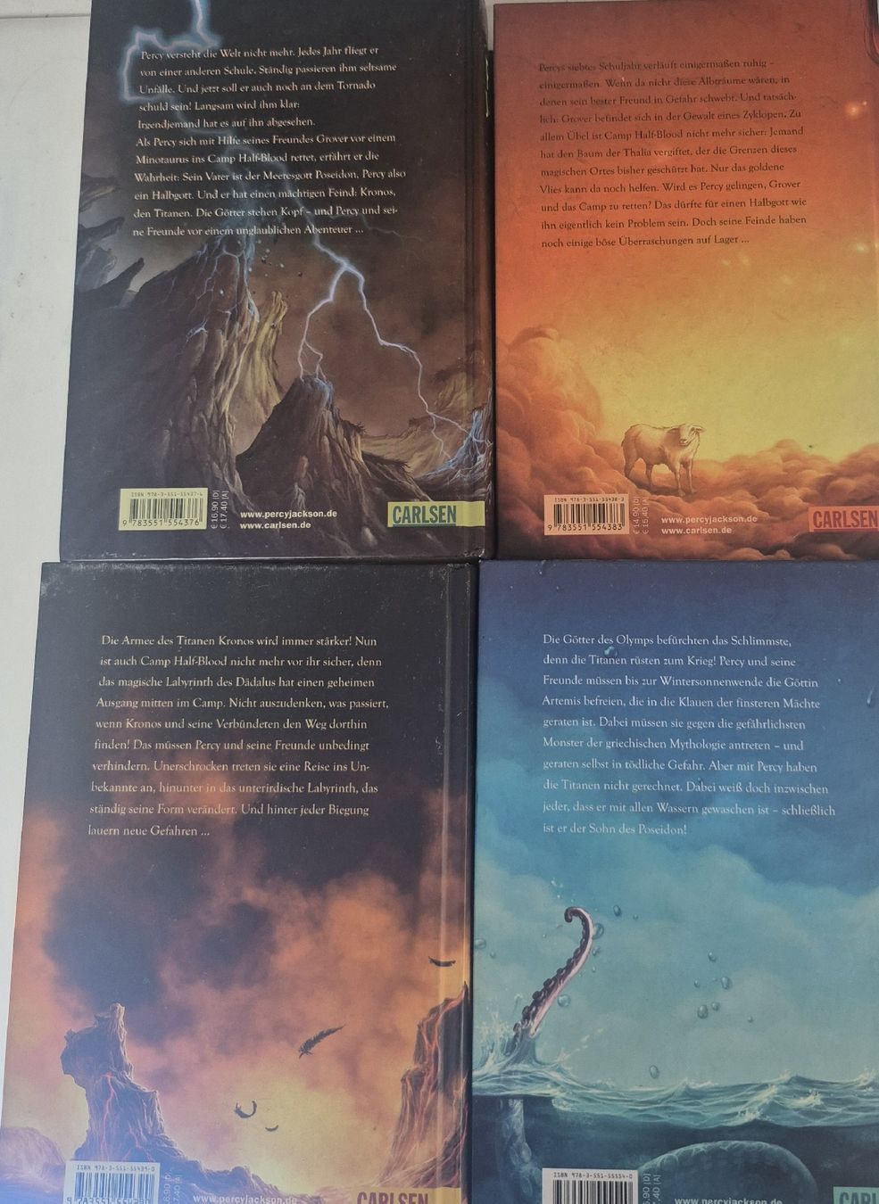 Bücher: Percy Jackson 1-4 – Gebraucht aus Wald ZH von Jan_111 1