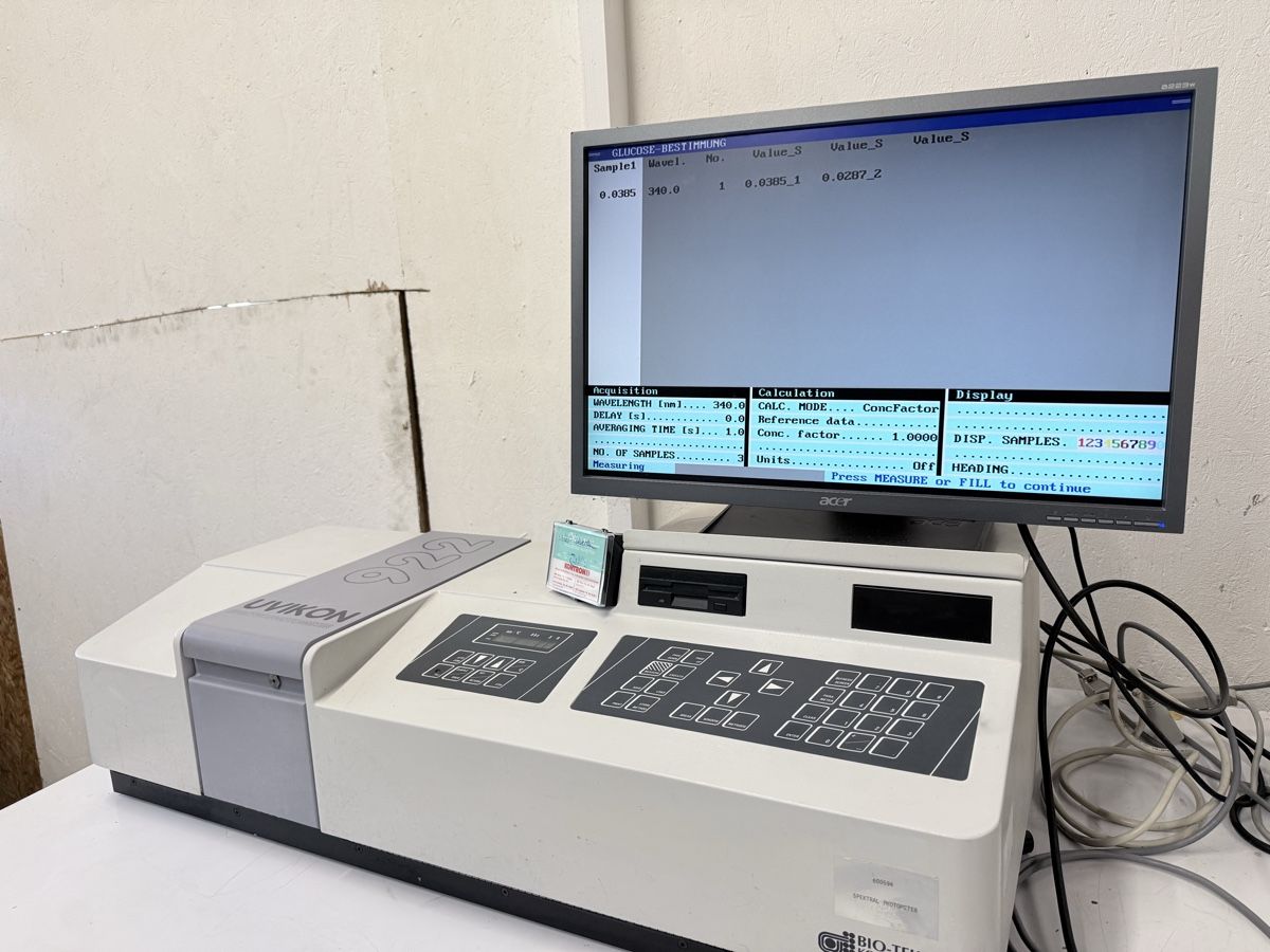 Misurare: UVIKON 922 Spektralphotometer  – Usato da Schupfart venduto da philippb06