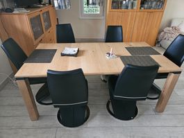 6 stabile Esszimmerstühle zu verkaufen