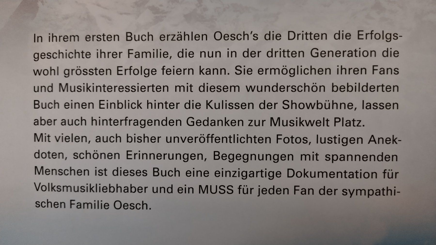 Libri: Oesch's die Dritten - Eine Erfolgsgeschichte / Buch 2012 – Usato da Bellach venduto da JingleJerry 8