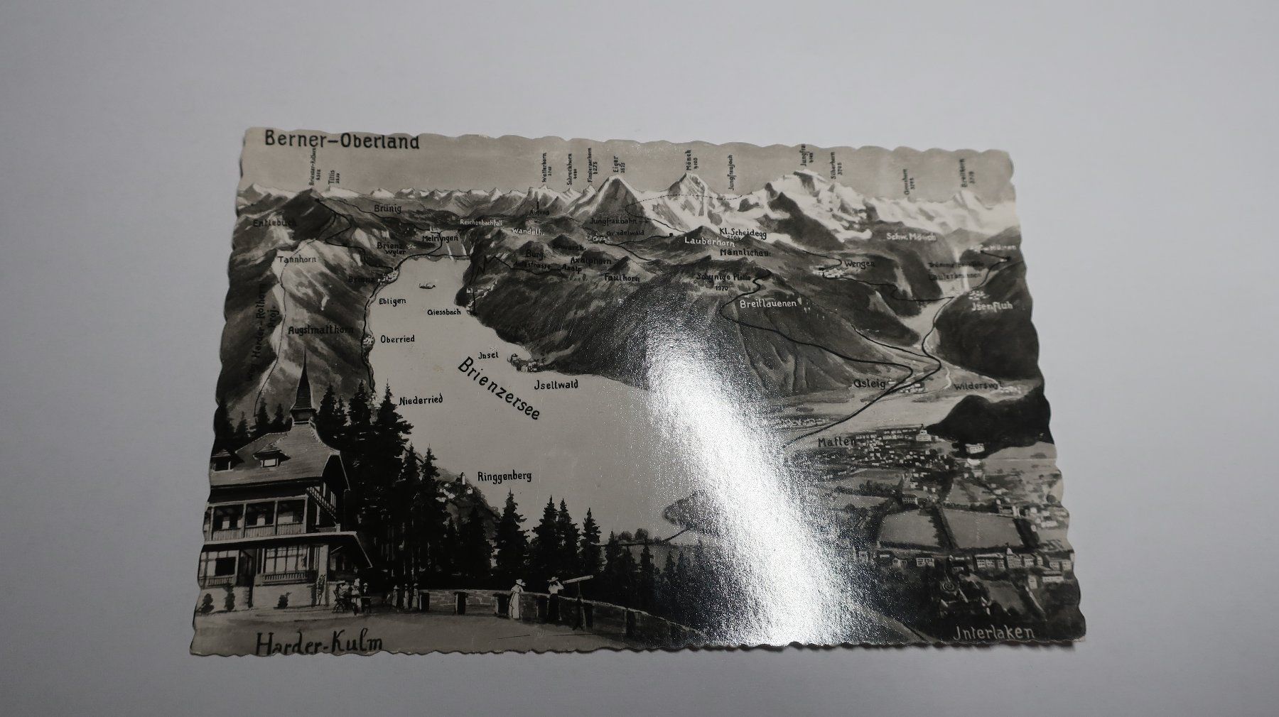 Cartoline postali: Berner Oberland Brienzersee  1956 – Usato da Cormoret venduto da Pascalll2001 1