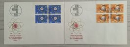 1965 FDC UIT Kongress Viererblocks