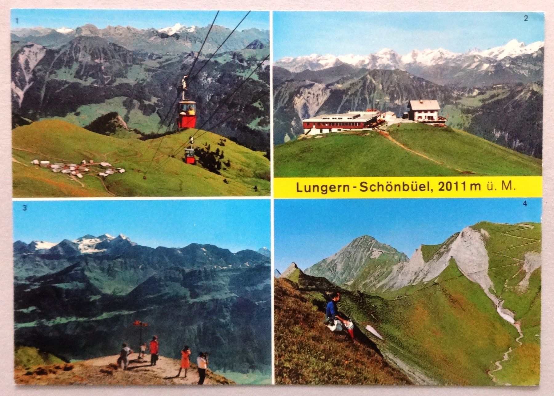 Cartes postales: Lungern-Schönbüel 2011 m ü.M. – D'occasion à Fétigny par Billy2miny