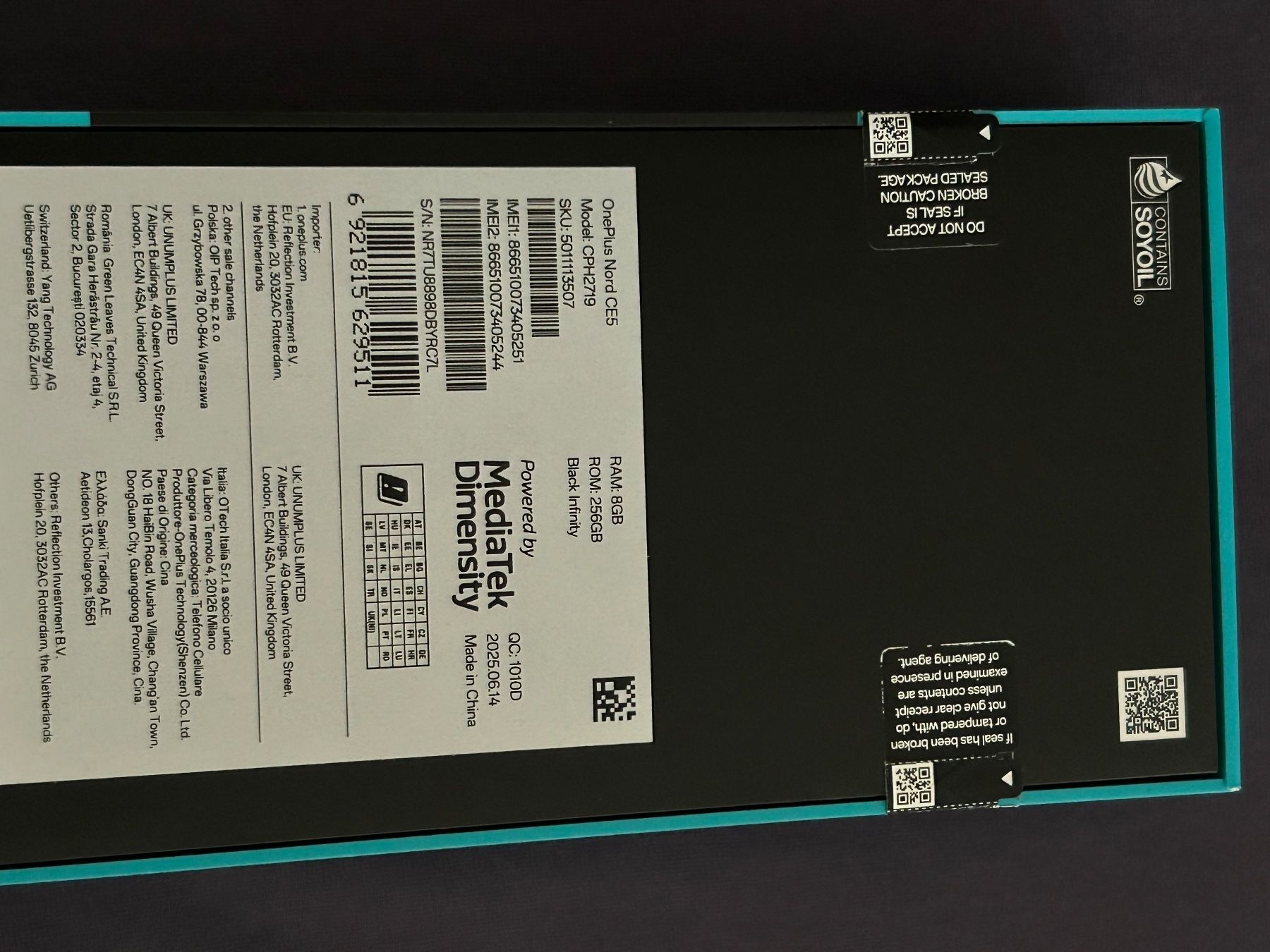 OnePlus Telefoni cellulari / Smartphones: OnePlus Nord CE5 256GB Black infinity – Nuovo e nell'imballaggio originale da Bern venduto da wow_wow 2