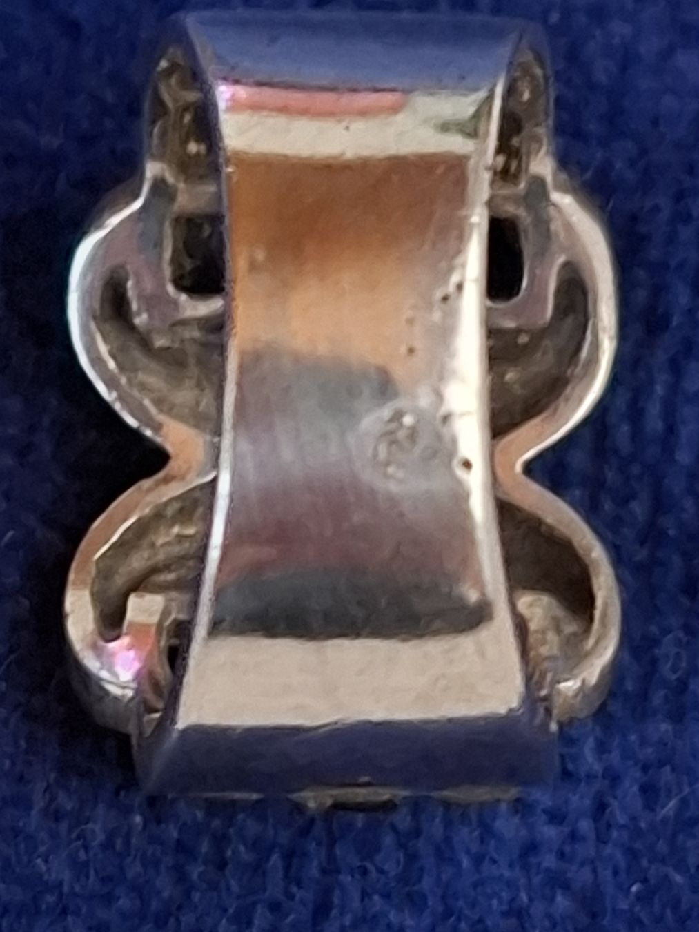 Anelli: Silber Ring 925  Onyx und kleine "Steinchen" – Usato da Riniken venduto da bro_slk8 2