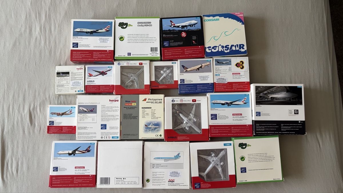 Herpa Modellbausätze & Standmodelle: Flugzeugmodell Sammlung 1/500 – Gebraucht aus wettswil von hal_gq7c 5