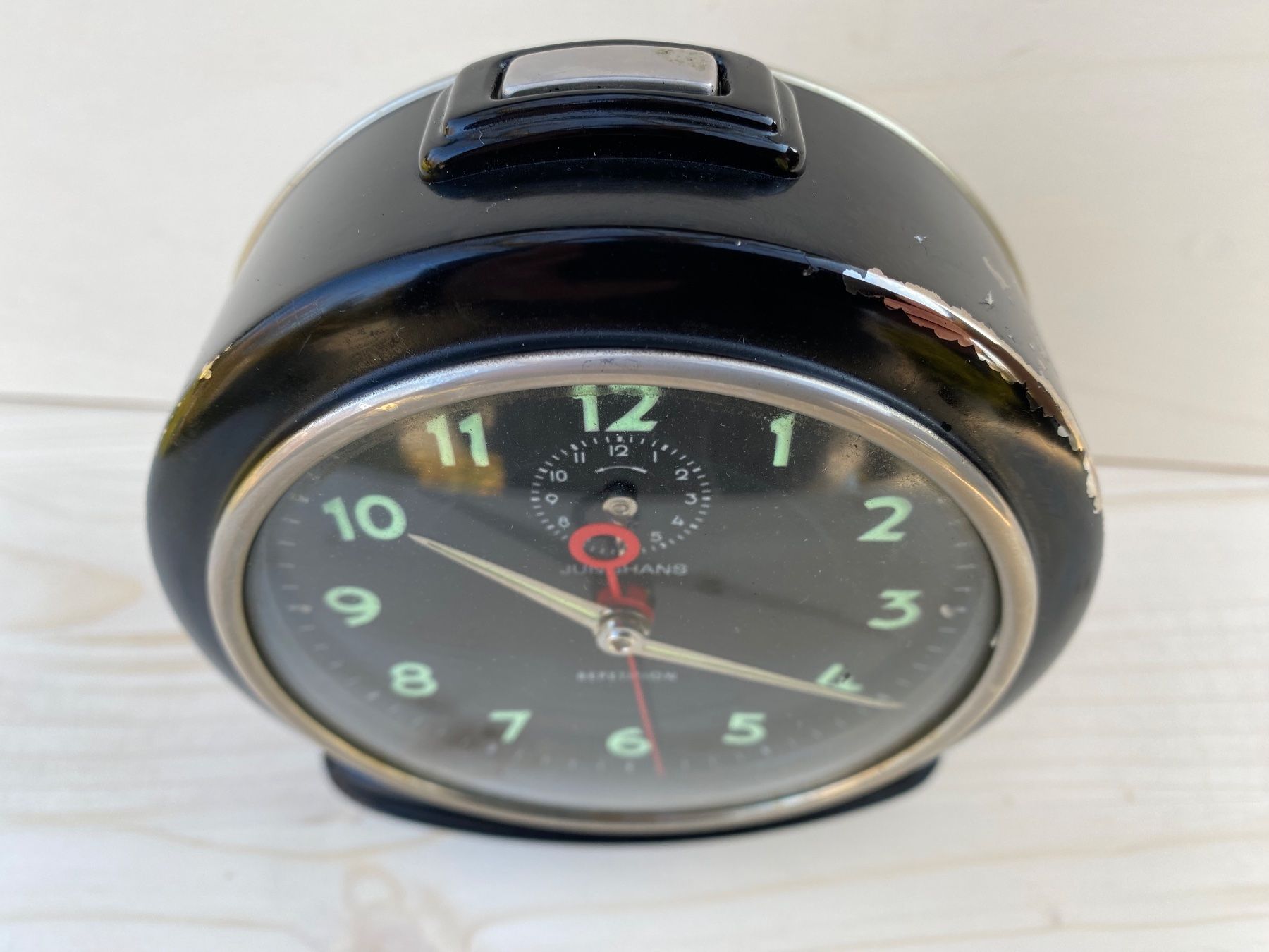 Junghans Sveglie: alter Junghans Repetition Wecker – Difettoso da Feldbach venduto da Olive1 3