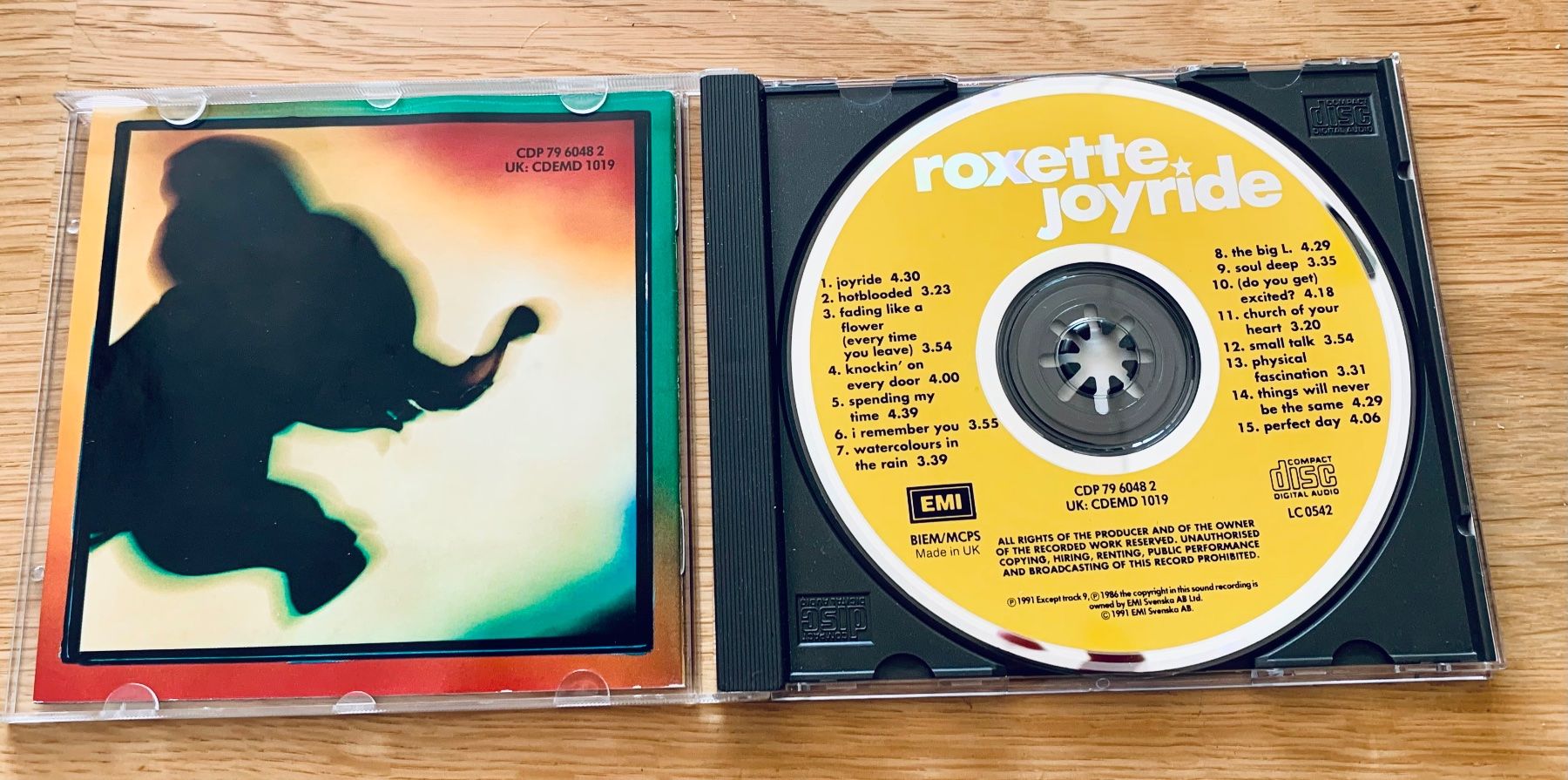CDs: Roxette Joyride – Gebraucht aus Zürich von Fieber 1