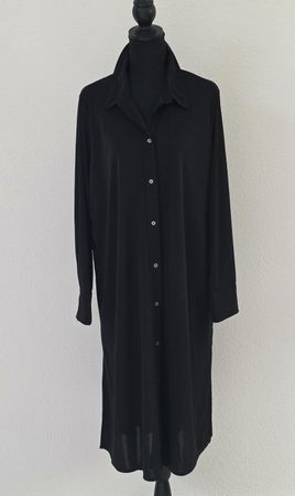 Schwarzes Hemdkleid von H&M, Grösse XL, Neu