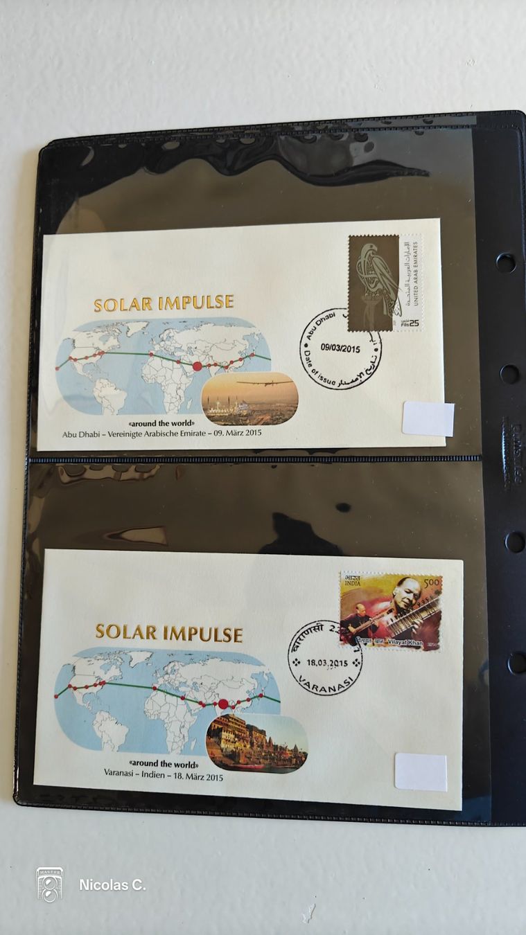 Tutti i francobolli: collection timbres Solar Impulse – Usato da Thônex venduto da Jan-Nemar 4