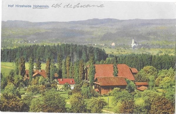 Cartes postales: Hohenrain Hof Hirzehalde – D'occasion à Olten par clotaldi
