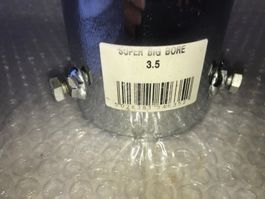 Endrohrblende verchromt Super Big Bore Ø aussen 88.9mm