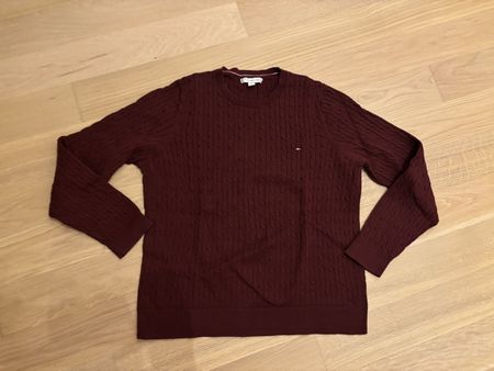 Strickpullover Tommy Hilfiger weinrot XL
