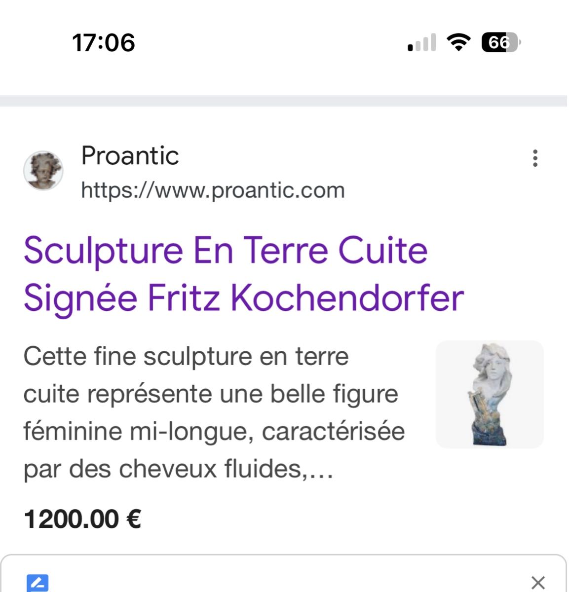 Sculture & Statue: Buste "Clarté du soleil" signé Kochendorfer – Usato da Genève venduto da ati_tj8f 5